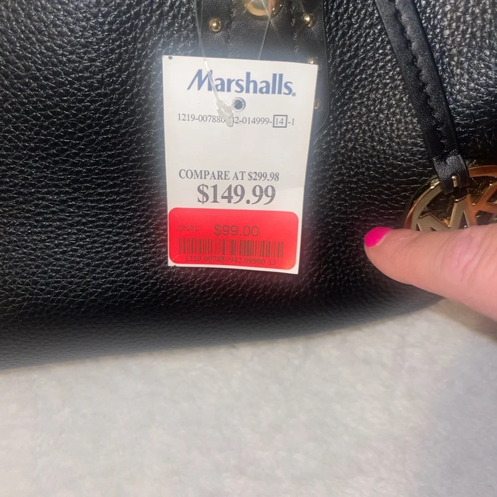 NWT Michael Kors Black Pebbled Leather Satchel - Picture 2 of 9